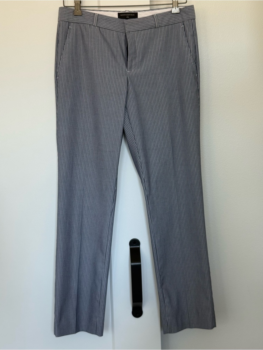 Banana Republic Pinstripe Straight Leg Pant